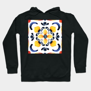 Floral ornament. Watercolor Hoodie